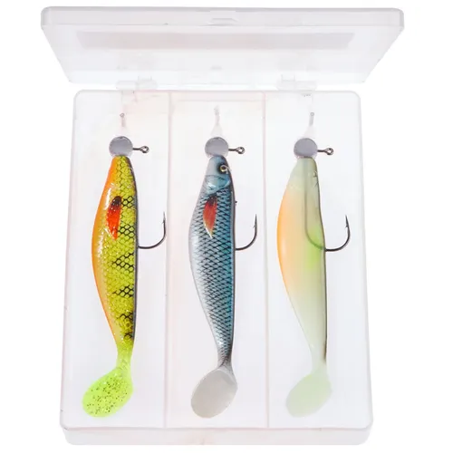 Balzer MK Barsch/Zander Box 2 - 3 Gummifische, Köderset, Gummiköder, Kunstköder
