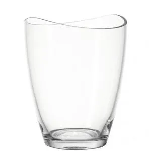 Leonardo Windlicht Loop 010933, Kerzenhalter, aus Glas, (HxØ) 16,8 x 15,5 cm