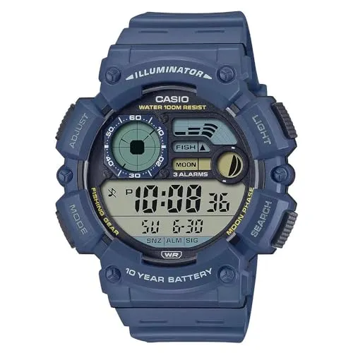 Casio Digitaluhr Fishing Timer WS-1500H-2AVEF