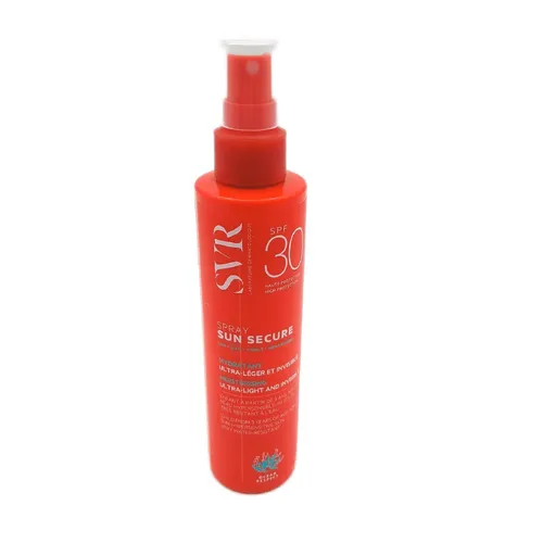 SVR Sun Secure Spray SPF30 200 ml - Sonnenschutzmittel mit hohem Feuchtigkeitsschutz, extrem leicht und ideal für alle Hauttypen, schützt vor Sonnenstrahlen und spendet Feuchtigkeit.