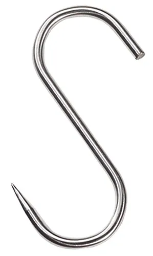 Landig® Fleischhaken 160 x 6 mm, S-Form, Tragkraft 60 kg 000000000001914394