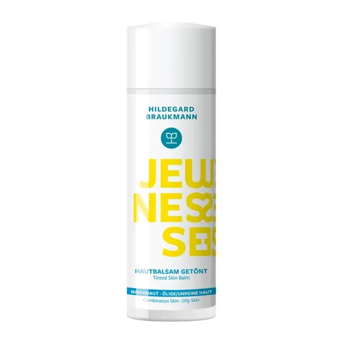 Hildegard Braukmann JEUNESSE Hautbalsam getönt 50 ml - Getönte Tagescreme für unreine Haut mit Mikrosilber zur Bekämpfung von Unreinheiten und Rötungen. Spendet Feuchtigkeit und verbessert das Hautbild für einen strahlenden Teint.