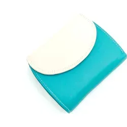 Echtleder Damenbörse - Elegante Damenbörse aus echtem Leder mit 8 Kreditkartenfächern und 2 Reißverschlussfächern. Ideal für die stilvolle Aufbewahrung Ihrer Wertgegenstände.