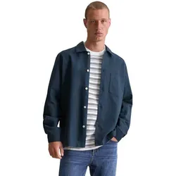 Langarmhemd MARC O'POLO DENIM für Herren, Größe XL, blau