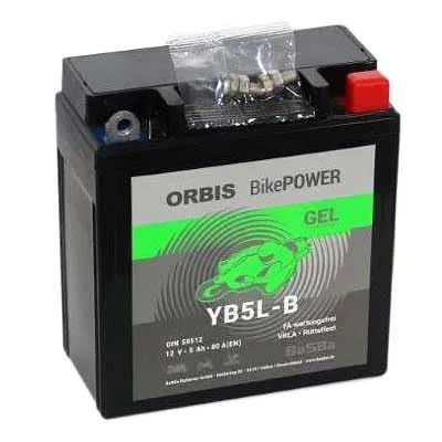 Orbis BikePower YB5L-B, CB5L-B 50512 12V 5 Ah 80A