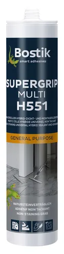 Bostik H551 Supergrip Multi Hyprid Kleb- & Dichtstoff Grau 430 g