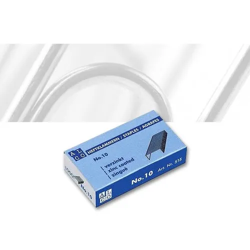  Alco Heftklammern Nr. 10 verzinkt 1000 Stück Nr.10 No. 10 0,01€/Stück