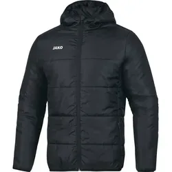 JAKO Unisex Steppjacke Basic - Schwarz - XXL - Funktionsjacken für Sportbegeisterte, ultraleichte und winddichte Jacke mit thermischer Wattierung, ideale Bewegungsfreiheit und praktische Reißverschlusstaschen für sicheren Stauraum.