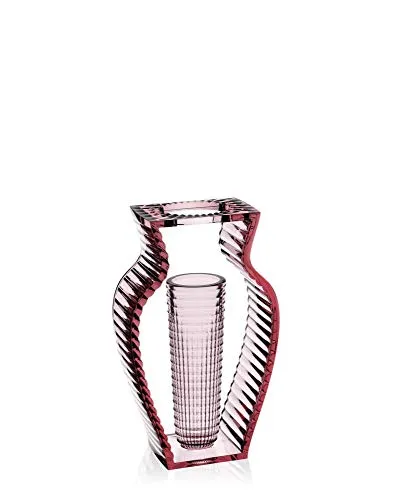 Kartell I Shine Vase, Rosa, 9.5 x 20 x 33 cm in pink von Kartell