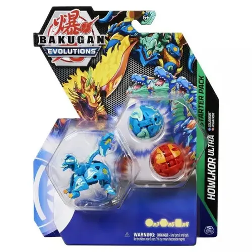Bakugan Evolustions. Zestaw startowy Howlkor Ultra Colossus i Pegat 778988414729