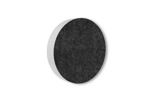 platino24 Akustikplatte 1 - Schallabsorber aus Basotect ® G+, Kreis 40 cm, Anthrazit - Dämmplatten für effektive Schallabsorption, verbessert die Raumakustik und sorgt für eine ruhige Atmosphäre.