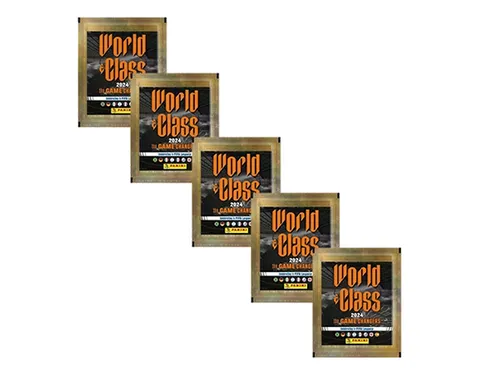 World Class - 2024 Sammelsticker Display mit 50 Tüten, entdecke die Stars des Fußballs und feiere das FIFA-Erbe!