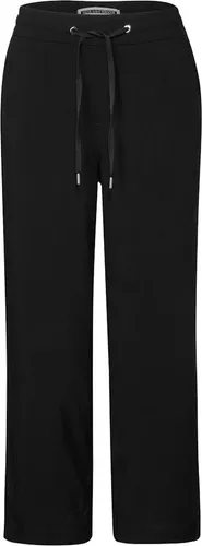 Street One Damen 3716099 Wide Leg Hose, Schwarz, 42 in schwarz von Street One