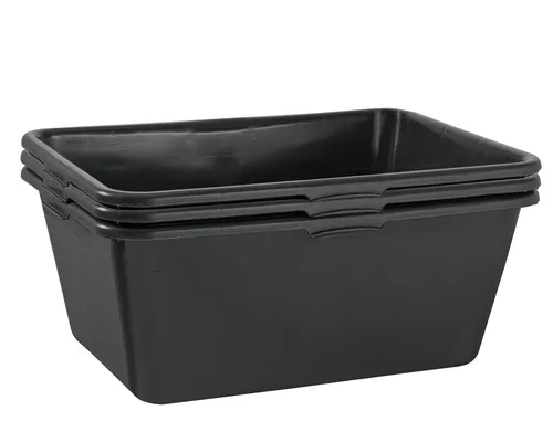 3x Mörtelkasten 90 Liter - Robuste Zementwanne - Kategorie: Beton, Gips, Mörtel & Zement. Hohe Stabilität und großes Volumen von 90 Litern, ideal für Bauprojekte und Mischarbeiten.