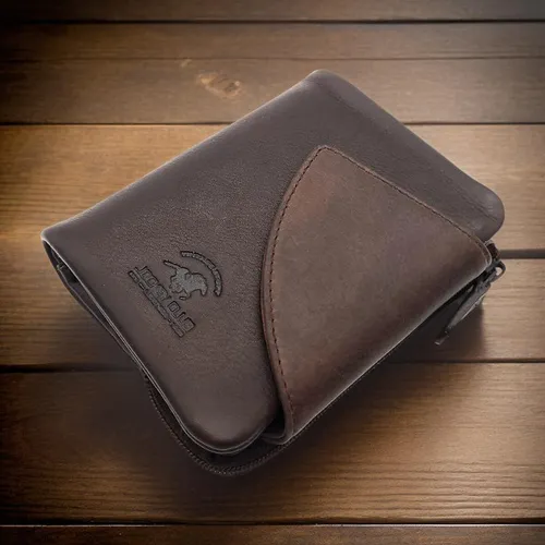 JOCKEY CLUB Geldbörse aus echtem Rindleder mit RFID Schutz - Hochwertige Geldbörse aus weich gewachstem Rindleder – kompakt, leicht und mit 9 Kartenfächern sowie RFID-Schutz für maximale Sicherheit. Ideal für unterwegs!