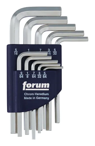 Forum 6-kant-Winkelschraubendreher-Satz DIN911 5/64-5/16