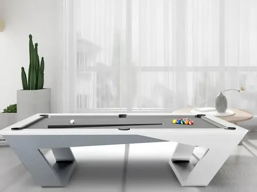Professioneller Billardtisch Ruhetisch 7 Fuß - Hochwertiger Billardtisch für den Freizeitspaß, Maße: 234 x 135 x 85 cm, ideal für gesellige Runden und Spieler aller Niveaus.