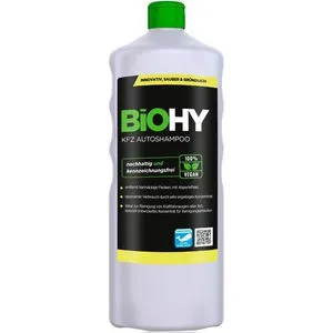 BiOHY Autoshampoo Kfz, frischer Duft, Konzentrat, mit Abperleffekt, 1 Liter