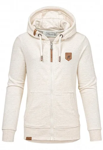 REPUBLIX Sweatjacke FREYA Damen Hoodie Zipper Jacke - Erleben Sie Stil und Komfort mit der REPUBLIX Damen Sweatjacke. Ideal für lässige Looks, bietet sie durch ihre Materialkombination von Baumwolle und Polyester Langlebigkeit und angenehmen Tragekomfort. Praktische Taschen und ein Zipper runden das Design ab.