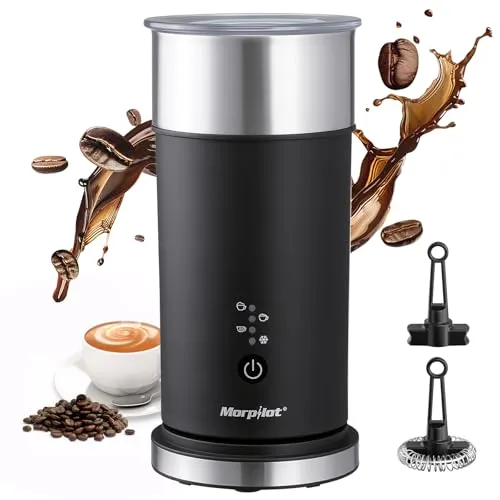 Milchschäumer Elektro, MORPILOT MILK Düse, 4 IN 1 Funktion, Kapazität Massima