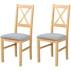 Esszimmerstuhl 2er-Set   ¦ gold ¦ Maße (cm): B: 43 H: 94 in gold von Möbel Kraft