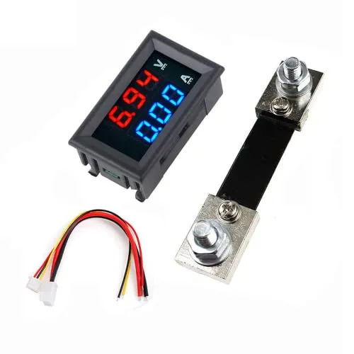 Fasizi 0,56 Zoll Blau Rot Dual LED Display Mini Digital Voltmeter Amperemeter DC 100V 100A Panel Amp Spannung Strommessgerät Tester