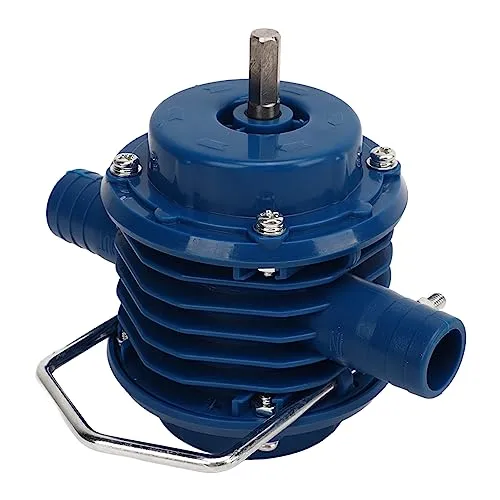 banapoy Handbohrmaschine Wasserpumpe, tragbare elektrische Bohrmaschine Pumpe selbstansaugend Wasser-Transfer-Pumpe passt 3/4 Schlauch, Handbohrer angetriebene Pumpe Garten Bewässerung