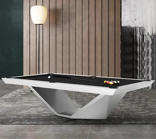 Professioneller Billardtisch 7 Fuß - Pooltisch für Freizeit - Hochwertiger Billardtisch für Fun & Freizeit, mit stabiler Spielfläche in elegantem Weiß. Ideal für spannende Spiele mit Freunden und Familie. Maße: 234 x 135 x 85 cm.