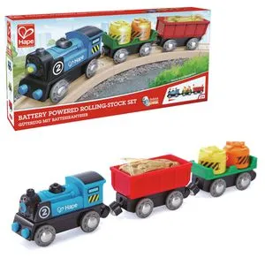 Hape Eisenbahn Güterzug aus Holz von Hape
