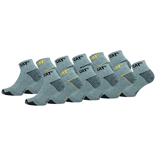 Caterpillar 12 Paar Arbeitssocken Knöchelhöhe verstärkt von Cat