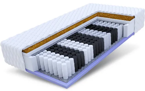 Taschenfederkernmatratze VOYAGER 90x200 cm, 140x200 cm, 160x200 cm, 180x200 cm - Matratzen mit 7 Zonen Taschenfederkern, hypoallergen, Wendematratze mit zwei Härtegraden für individuellen Schlafkomfort. Ideal für Allergiker und sorgt für optimale Luftzirkulation.