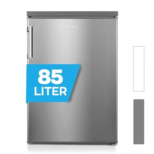 HEINRICHS Gefrierschrank - 85 Liter, 3x Gefrierschublade, nahezu lautlos und platzsparend für kleine Wohnungen oder Camping