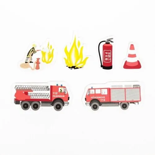 XXL Konfetti Feuerwehr, 24 Stück