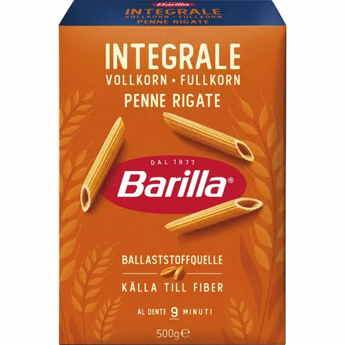 Barilla Integrali Pennette Rigate 500g Packung