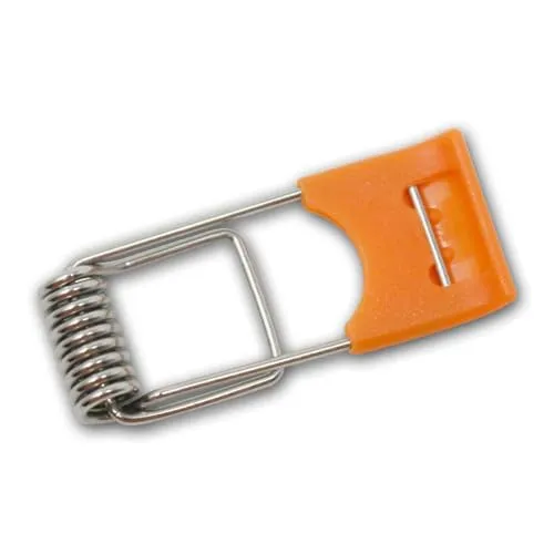 world-trading-net - Ersatz Haltefedern 40mm, Feder-Durchmesser 6,5mm, für MR16 / GU10 Einbaustrahler, Einbaurahmen & Einbaupanels, Edelstahl mit Kunststoffhülse, Halterung Einbauleuchten