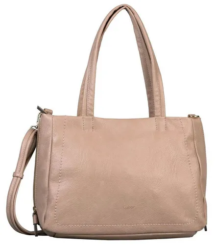 Gabor Shopper Kara - Stylischer Shopper in Rose, ideal für den Alltag mit geräumigem Hauptfach und praktischem Zipperfach auf der Rückseite für Schlüssel. Komfortable Henkel und verstellbarer Schulterriemen sorgen für ein angenehmes Trageerlebnis.