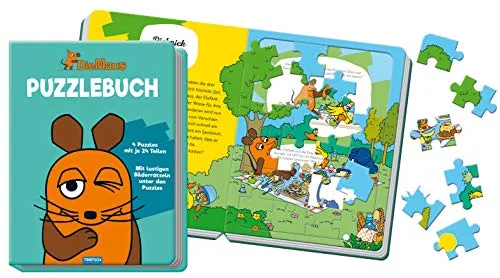 Trötsch Puzzlebuch Die Maus Spielbuch Die Sendung mit der Maus: Beschäftigungsbuch Entdeckerbuch Puzzlebuch