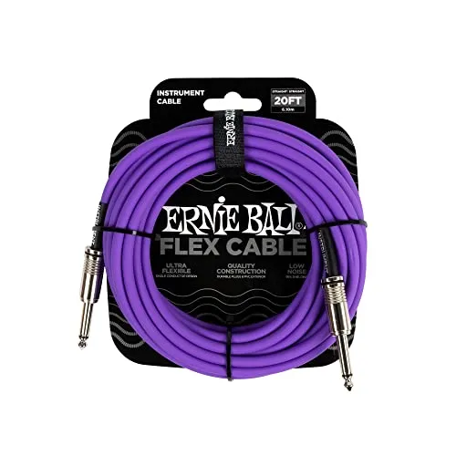 Ernie Ball Flex Cable 20ft Purple EB6420 in lila von Ernie Ball