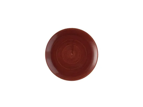 Churchill STONECAST Patina Rust Red Coupe Plate 28,8 cm von Churchill