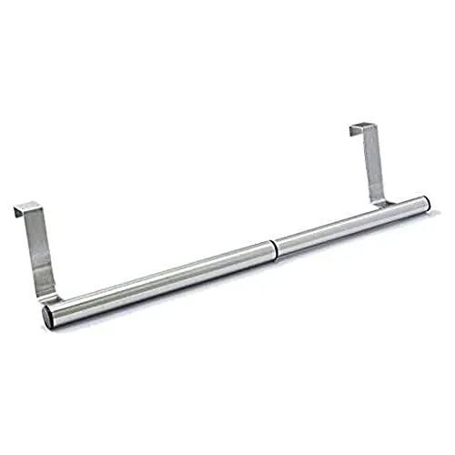MSV Edelstahl Teleskop Tür Handtuchhalter Geschirrtuchhalter ausziehbar