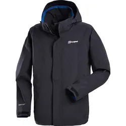 Berghaus Herren GORE-TEX Jacke - Wasserdicht, Winddicht, Atmungsaktiv - Schwarz - XXL - Ideal für Outdoor-Abenteuer: Die Berghaus GORE-TEX Jacke bietet optimalen Wetterschutz mit atmungsaktivem Material und praktischen Taschen. Genießen Sie Komfort und Funktionalität in jeder Wetterlage!