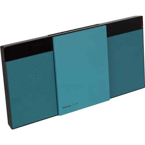 Panasonic SC-HC304EG-G - Design-Stereoanlage mit DAB+ und Bluetooth, 20 Watt RMS, ideal für Wandmontage und vielseitige Musikwiedergabe