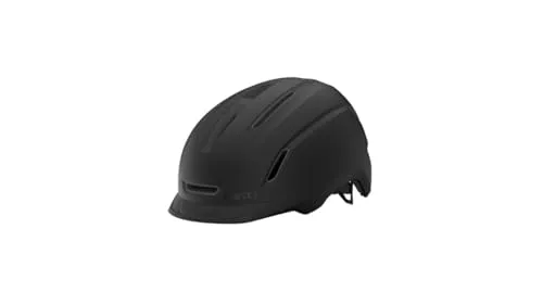 Giro Caden II Mips - Leichter Radhelm für City-Fahrer - Fahrradhelm mit MIPS-Technologie, Visier und Reflektoren in Schwarz (Größe 51-55 cm). Ideal für sicheres Fahren in der Stadt und Bike to Work.