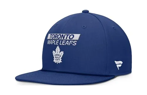 Fanatics - NHL Toronto Maple Leafs Structured Mid Crown Snapback Cap - Stylisches Snapback Cap der Toronto Maple Leafs mit verstellbarem Clipverschluss. Offizielles NHL-Produkt mit hochwertiger Team-Applikation und vielseitig tragbarem Design.