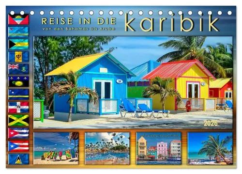 Peter Roder | Reise in die Karibik - von den Bahamas bis Aruba (Tischkalender...