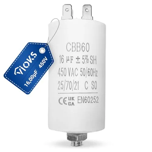 VIOKS Elektro Kondensator 16µF 450V CBB60
