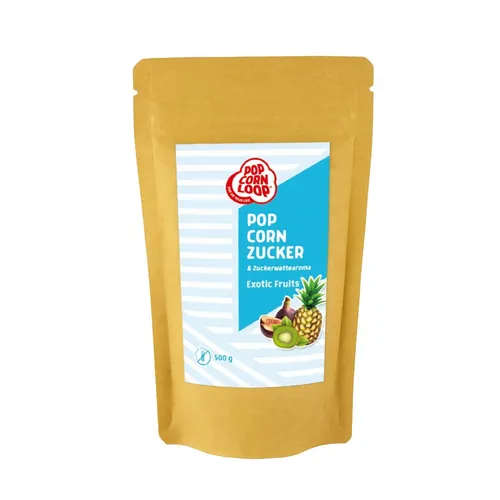 Popcornloop® EXOTIC FRUITS 500gr Premium Zuckeraroma von popcornloop