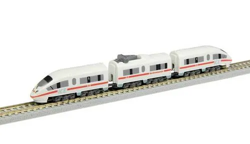 Rokuhan Elektrolokomotive 7297931 Z Shorty ICE 3 - DB-AG Roter Streifen, detailgetreues Modell für Modelleisenbahn-Enthusiasten ab 15 Jahren