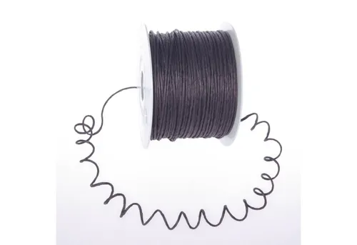 Deko AS Kordel Papierdraht schwarz - 2mm Ø -100m - 601-31