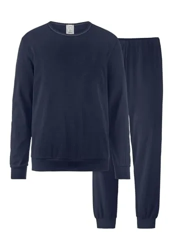 hessnatur Pyjama Herren Pure Nature aus Reiner Bio-Baumwolle | nachhaltig und fair hergestellt (Fair Wear Foundation)